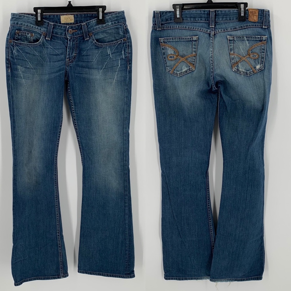 BKE Star 20 Stretch Bootcut Jeans 28x35.5 Long